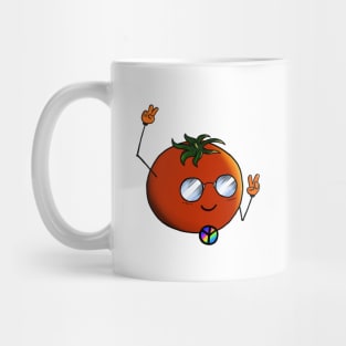 Hippie Tomato with Sunglasses Mug